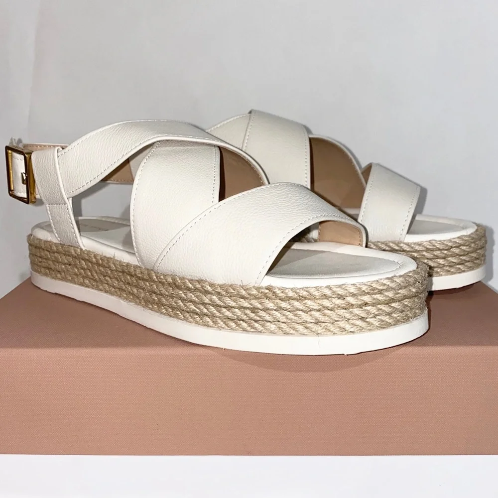 Via Spiga Leather Espadrille Sandal - Picture 3 of 11